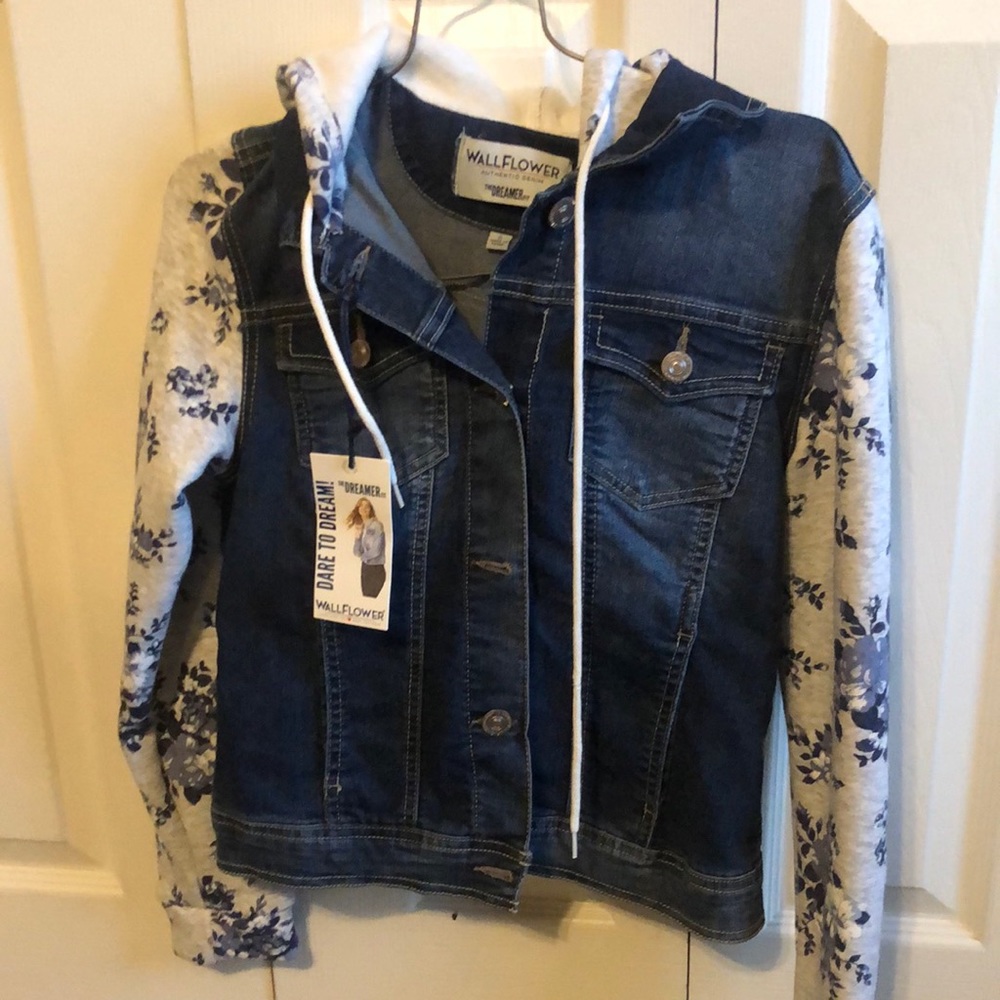 Fleece/jean jacket